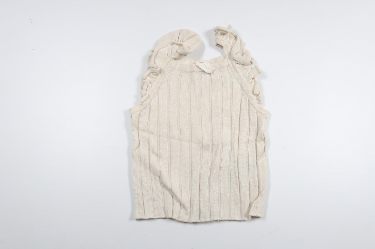 Knitted tank top from H&amp;M - Size 68/74 - Off-white