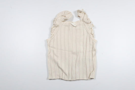 Knitted tank top from H&amp;M - Size 68/74 - Off-white