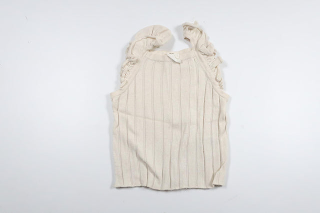 Knitted tank top from H&amp;M - Size 68/74 - Off-white