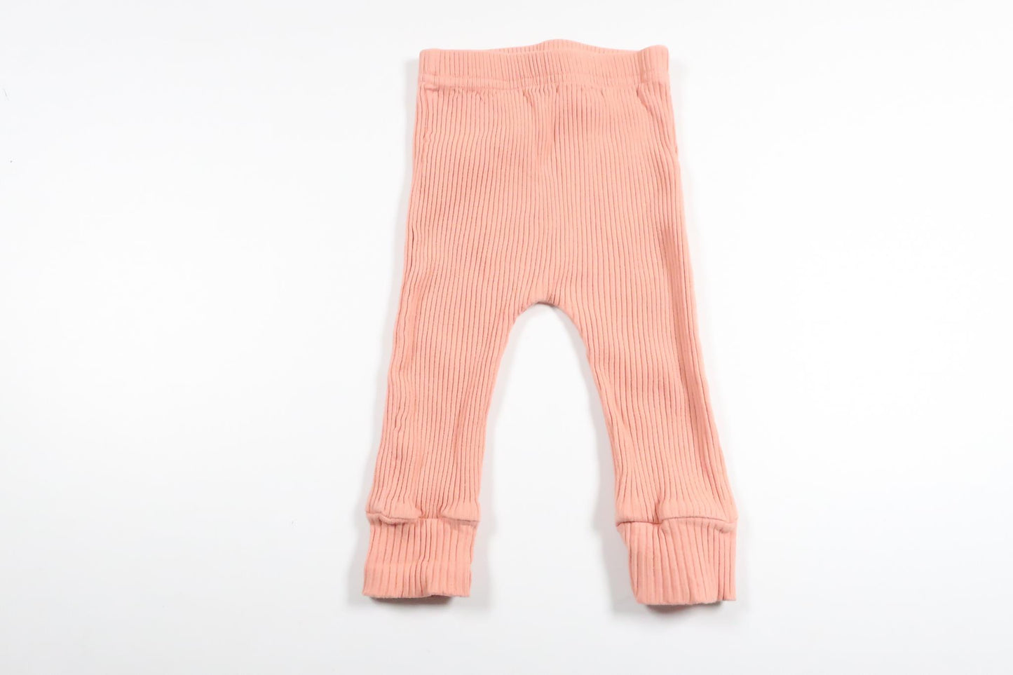 Ribbed pants from unknown - Size 68 - Pink