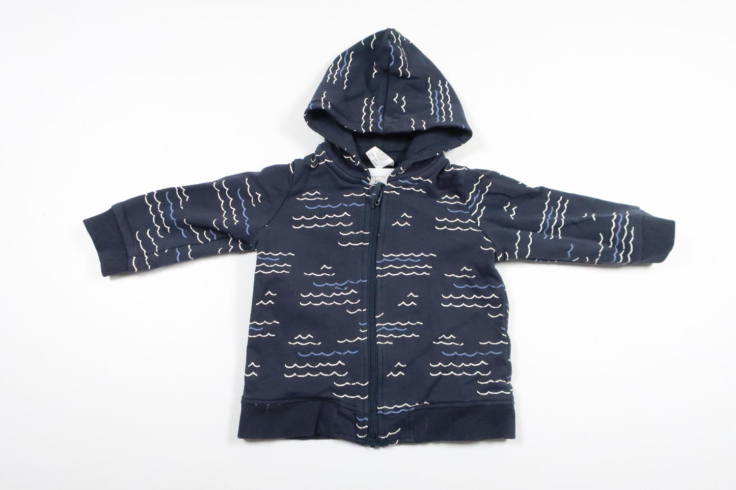 Hooded jacket from Lindex - Size 68 - Navy blue