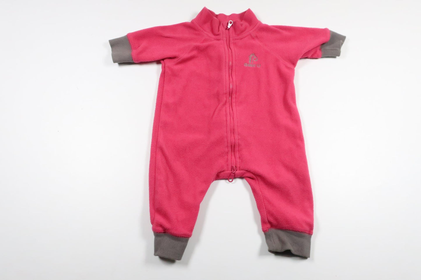 Fleece overalls from Basic U - Size 56 - Pink
