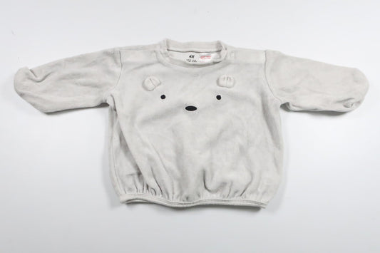 Fleece sweater from H&amp;M - Size 62 - Grey