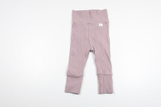 Ribbed trousers from H&amp;M - Size 62 - Purple