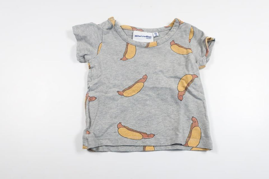 T-shirt from Mini Rodini - Size 68/74 - Grey