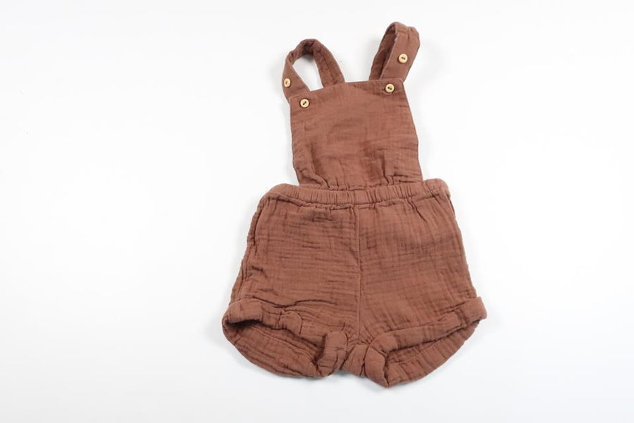 Suspender shorts from H&M - Size 62 - Brown