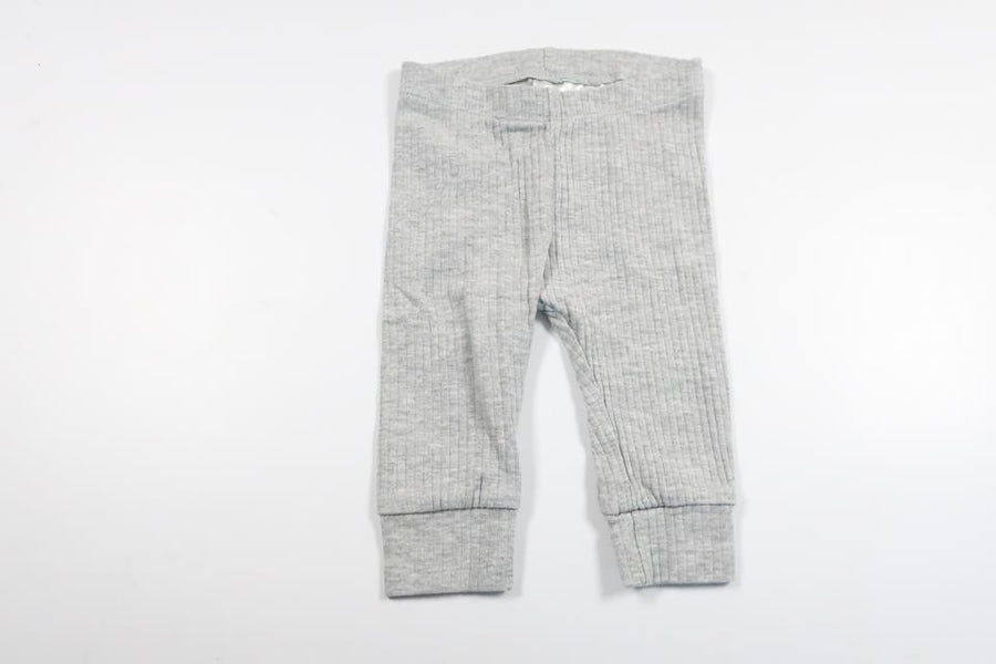 Ribbed trousers from H&M - Size 56/62 - Grey
