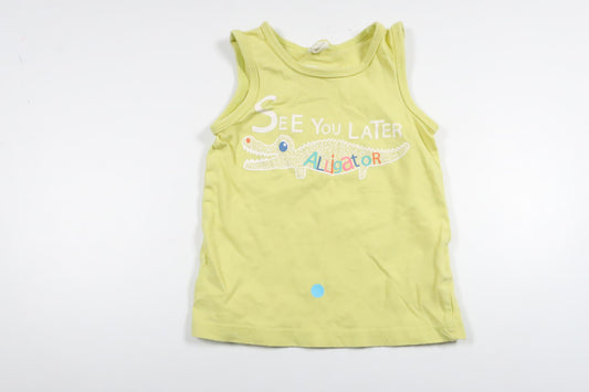 Tank top from H&amp;M - Size 68 - Yellow