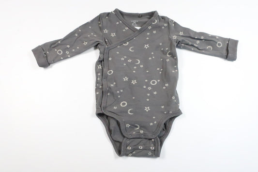 Wrap bodysuit from Lindex - Size 62 - Grey