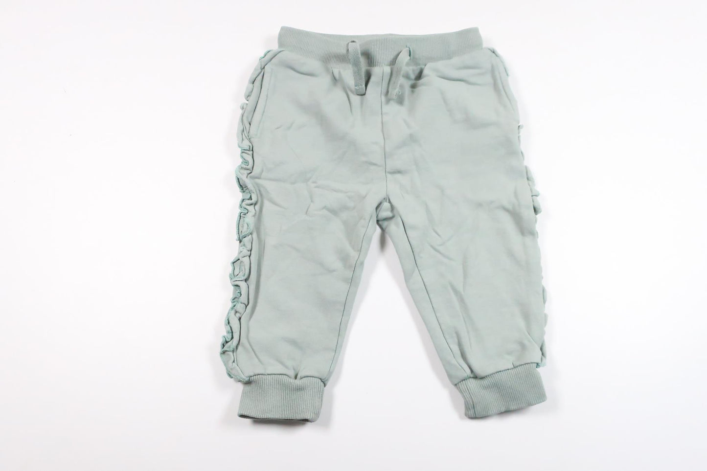 Pants with ruffles from Sweetie - Size 74 - Blue