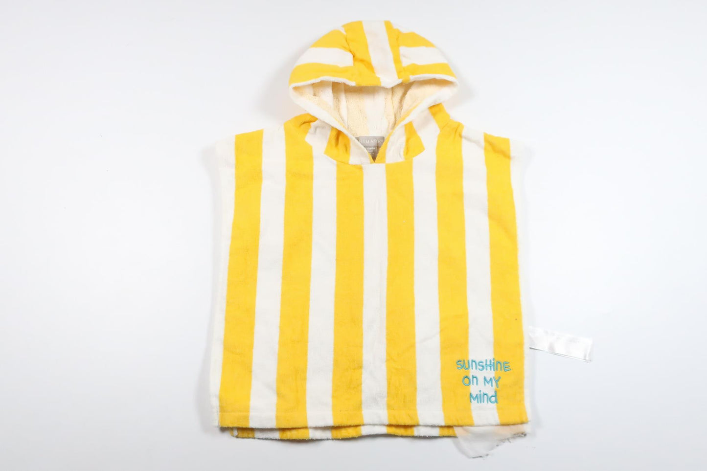 Bath poncho from Primark - Size 80 - Yellow
