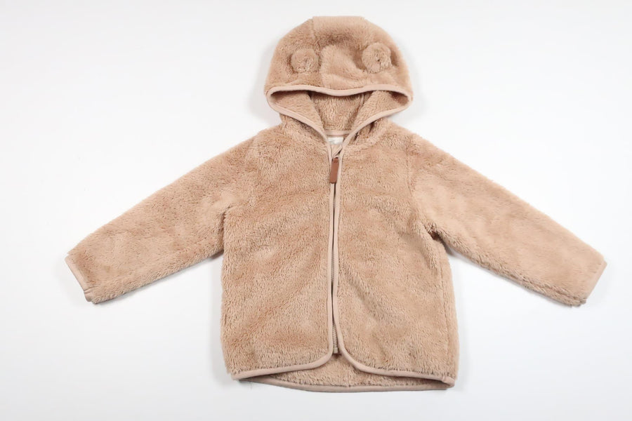 Fleece hoodie from H&M - Size 86 - Beige