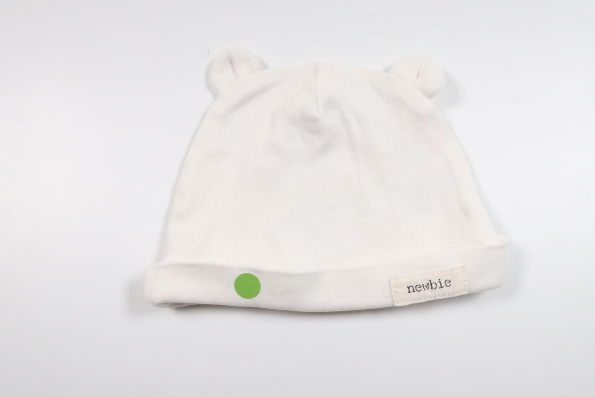 Hat with ears from Newbie - Size 36/38 - White