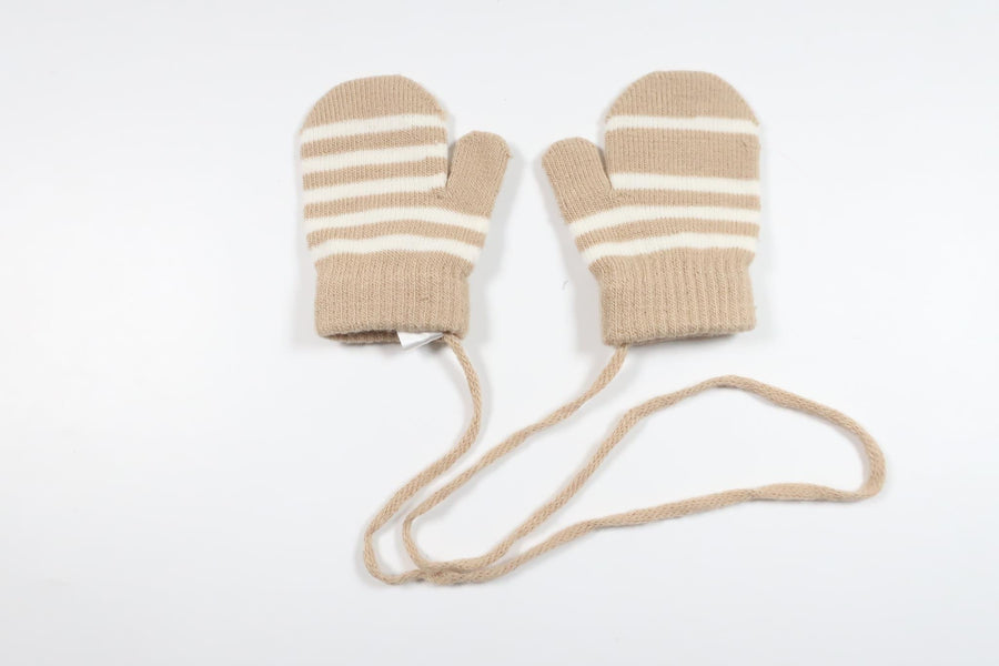 Knitted mittens from Unknown - Size 56/62 - Beige