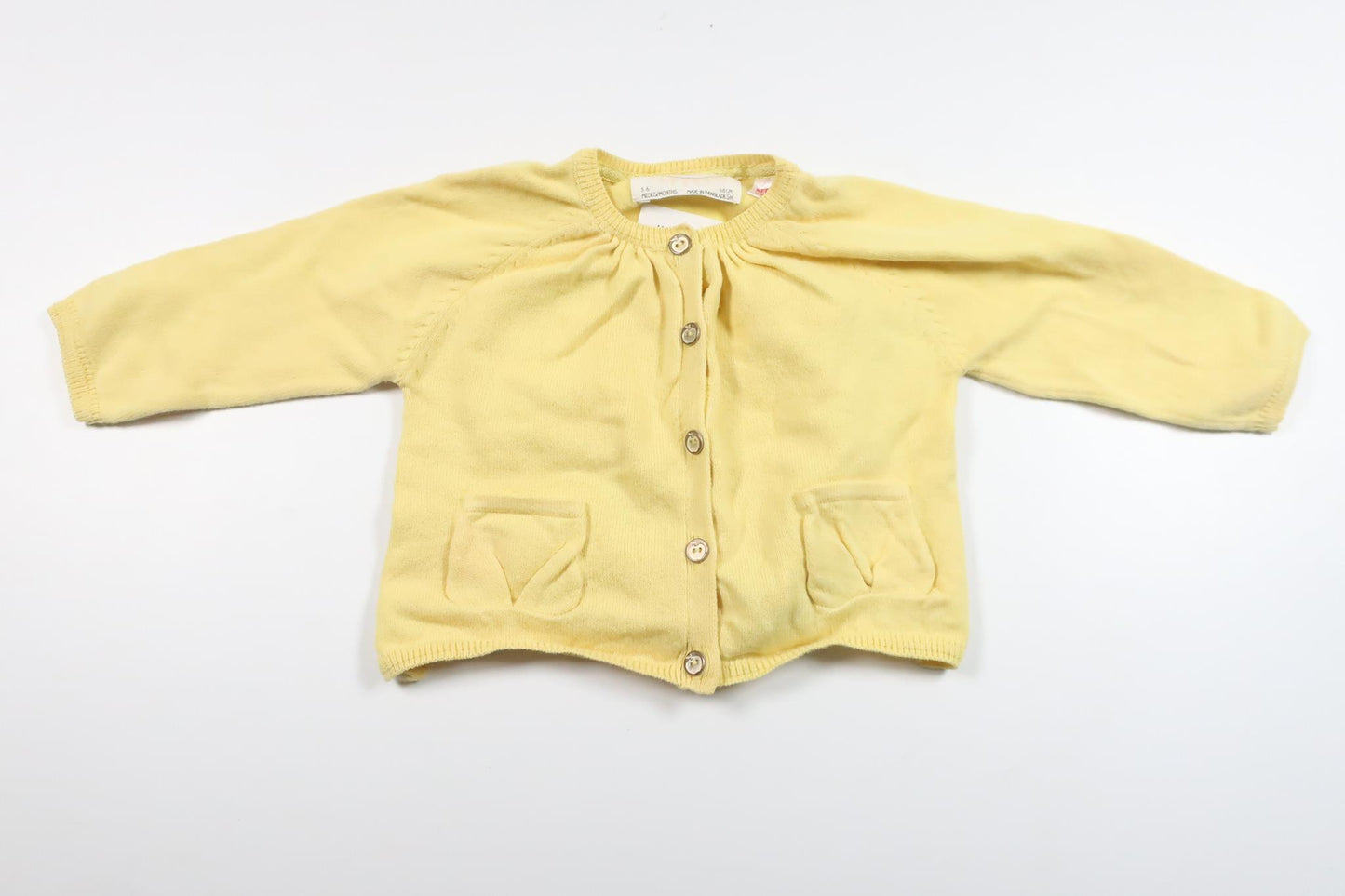 Knitted cardigan from Zara - Size 68 - Yellow