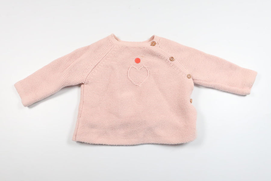 Knitted sweater from Zara - Size 68 - Pink
