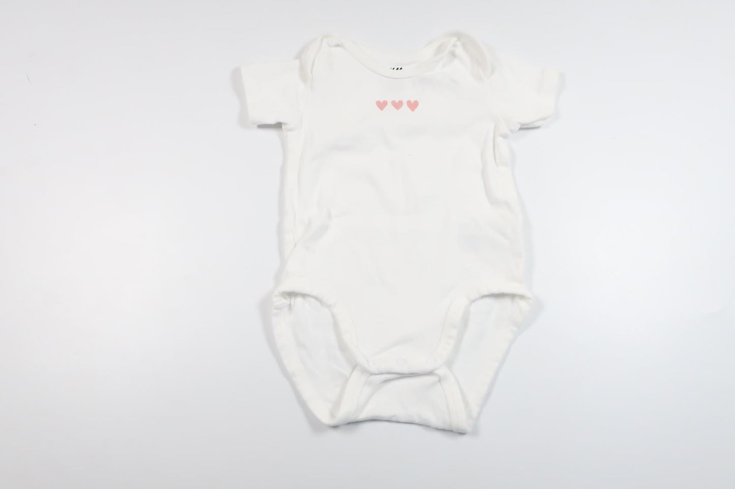 Body with hearts from H&M - Size 68/74 - White