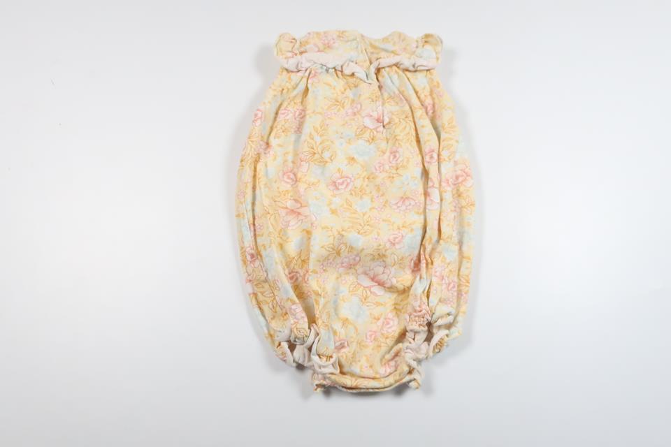 Floral bodysuit from Newbie - Size 74 - Yellow