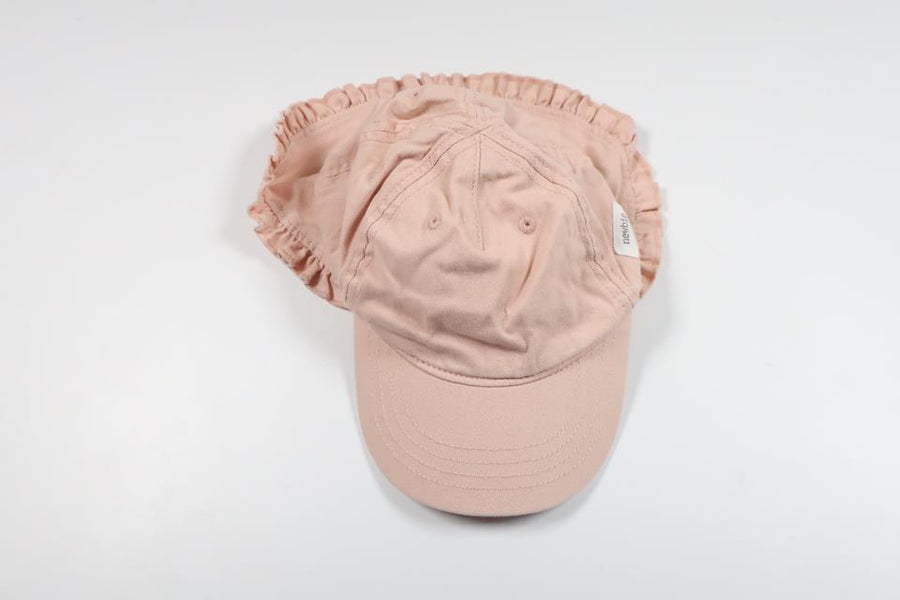 Floral cap with back protection from Newbie - Size 48/50 - Pink