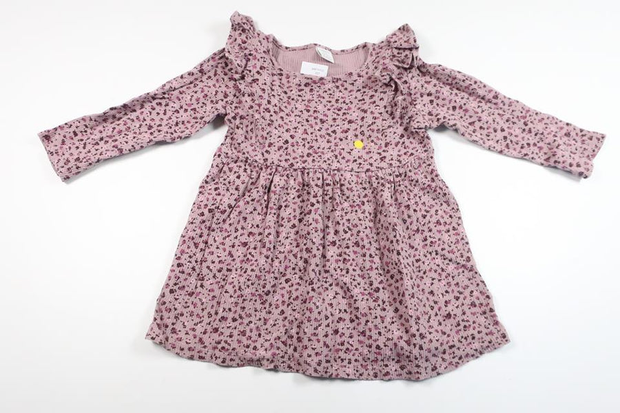 Floral dress from Lindex - Size 98 - Purple