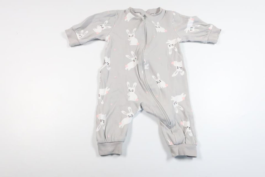 Pyjamas with rabbits from Unknown - Size 50/56 - Grey