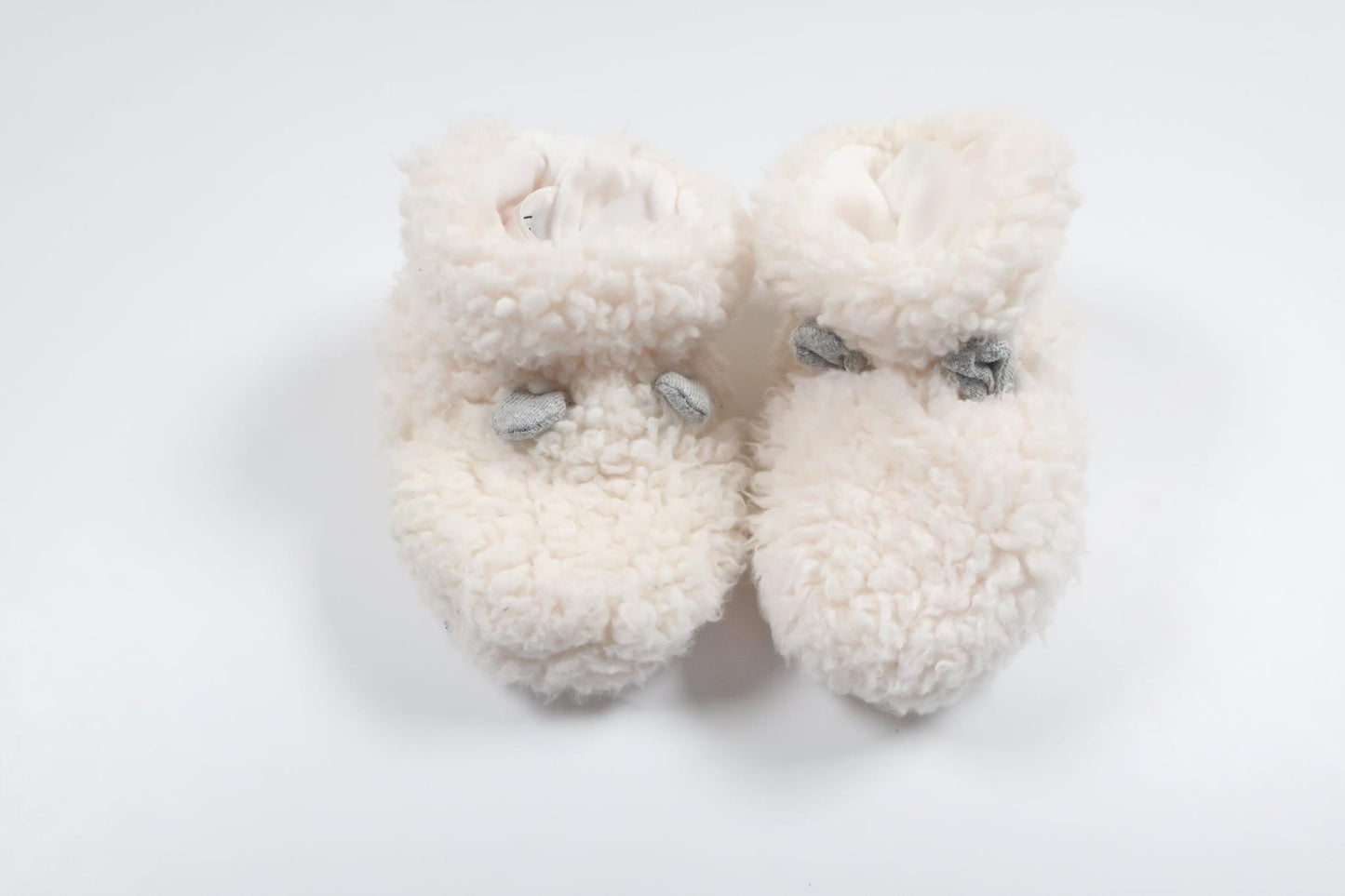 Booties with small ears from Lindex - Size 56/62 - White