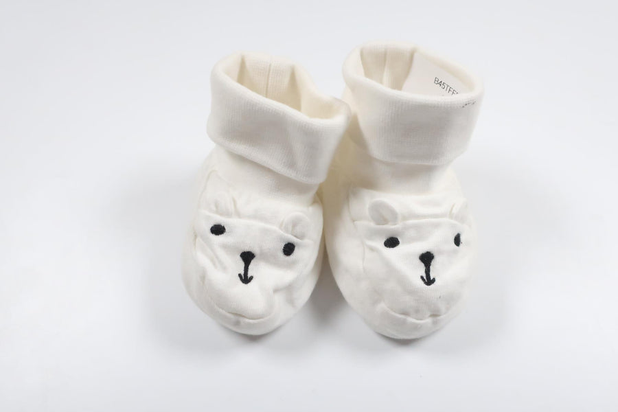 Booties with teddy bears from Unknown - Size 56/62 - White