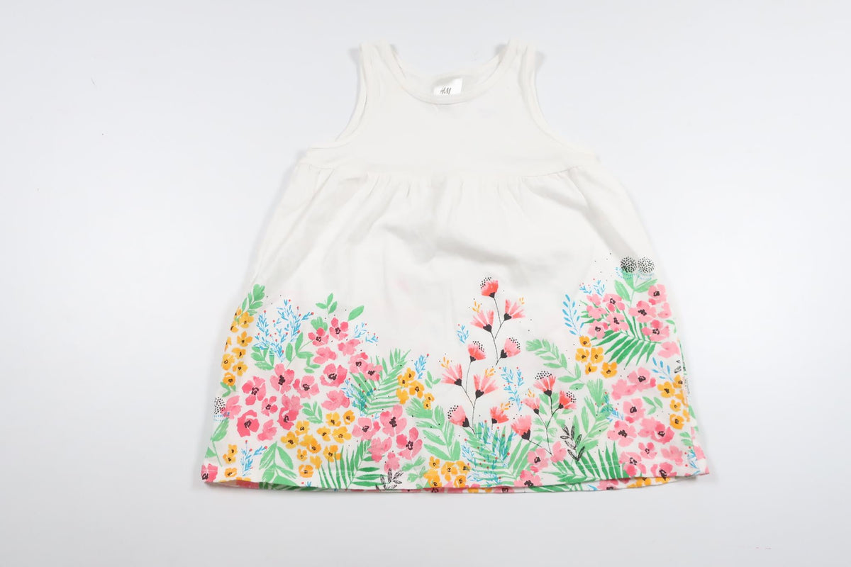 Floral dress from H&M - Size 68 - White