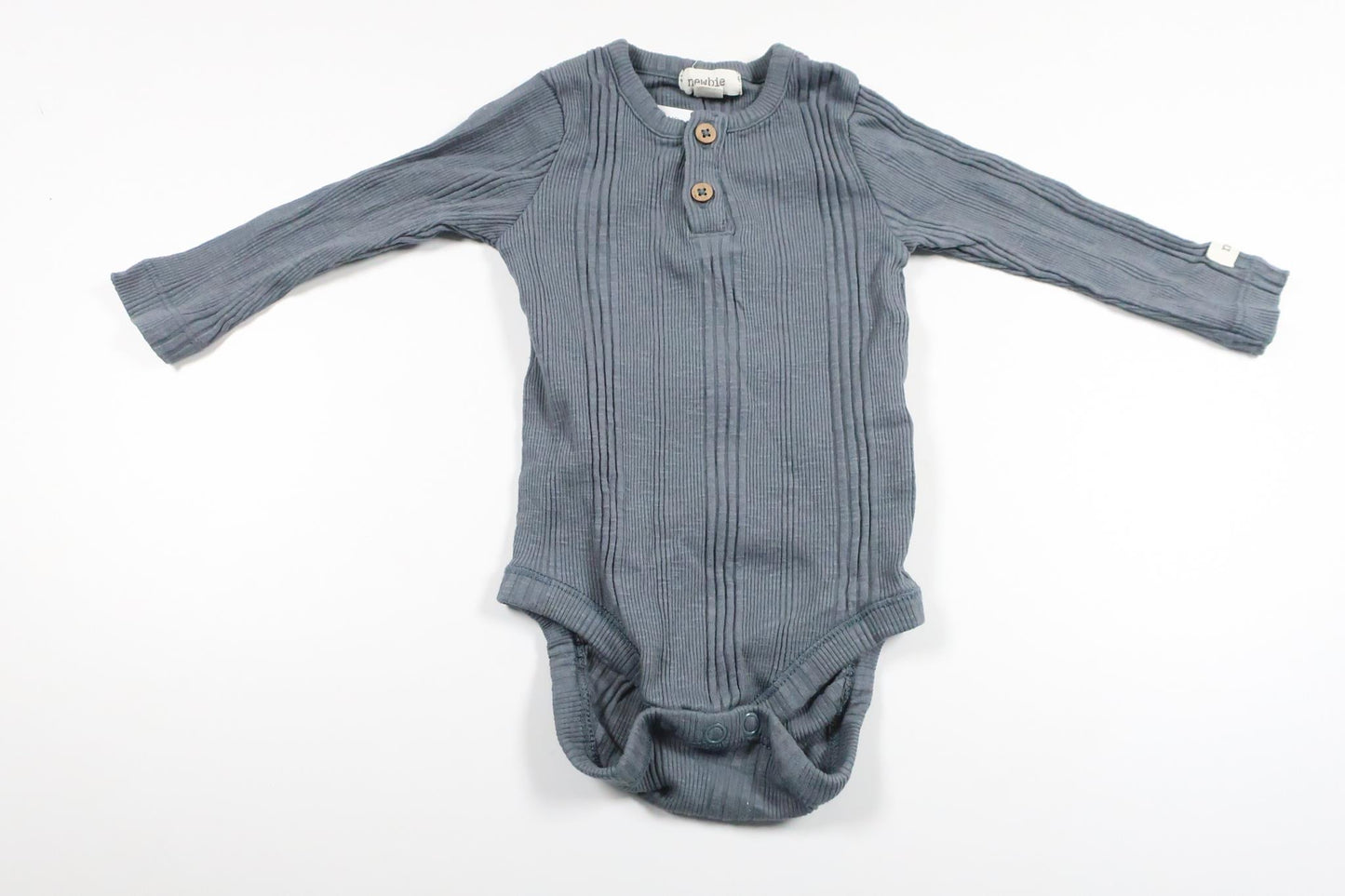Ribbed bodysuit from Newbie - Size 62 - Blue