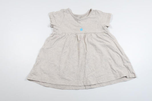 Polka dot dress from H&amp;M - Size 68 - Beige