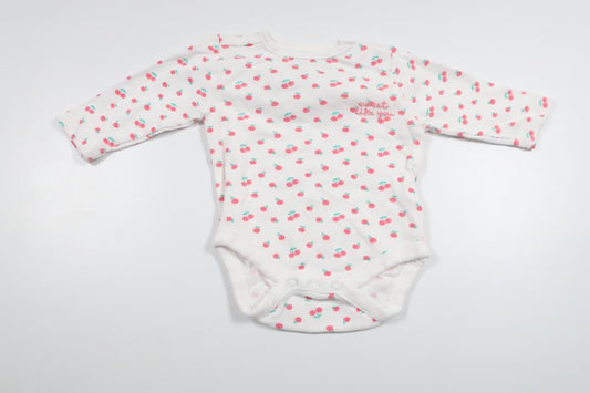 Body with cherries from Unknown - Size 50 - White