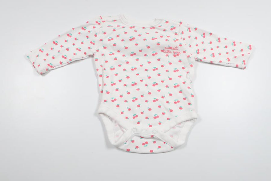Body with cherries from Unknown - Size 50 - White