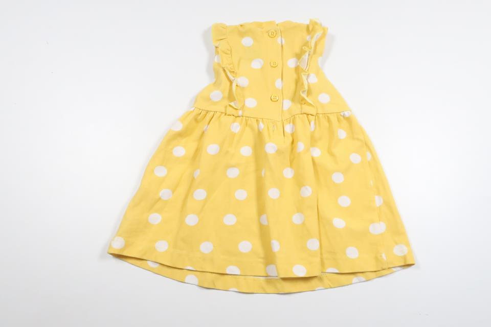 Polka dot dress from ICA I Love Eco - Size 68 - Yellow