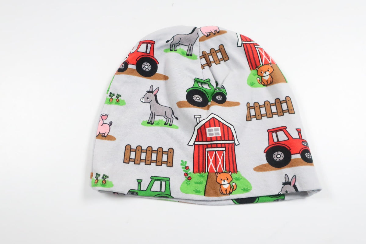 Hat with tractors from Unknown - Size 56/62 - Blue