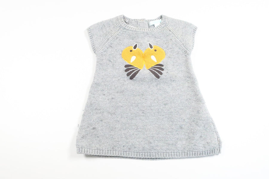 Knitted dress from Obaïbi - Size 56/62 - Grey