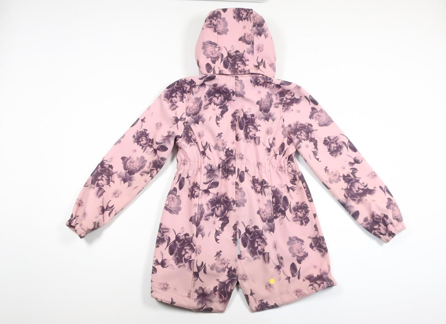 Softshell jacket/long coat from Name It - Size 128 - Pink