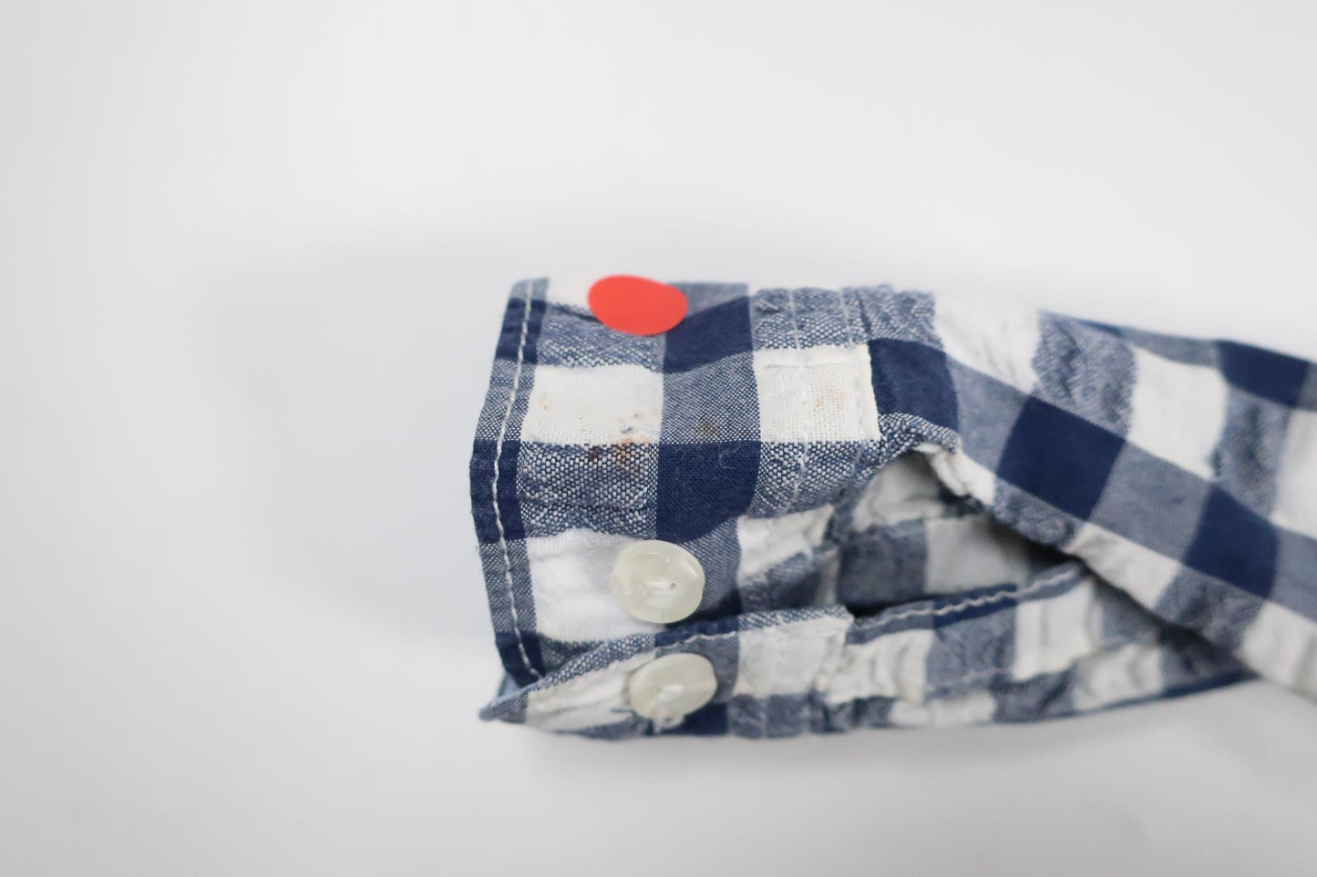 Checked shirt from Lindex - Size 80 - Navy blue