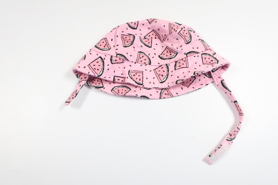 Sun hat with melons from ICA I Love Eco - Size 68/74 - Pink