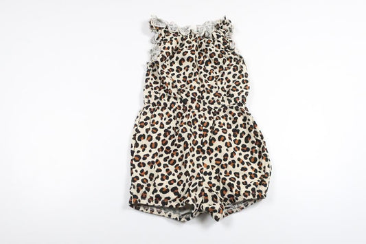 Leopard-print jumpsuit from H&amp;M - Size 80 - Beige