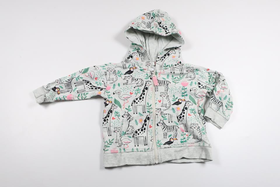 Hooded jacket from H&M - Size 74 - Grey