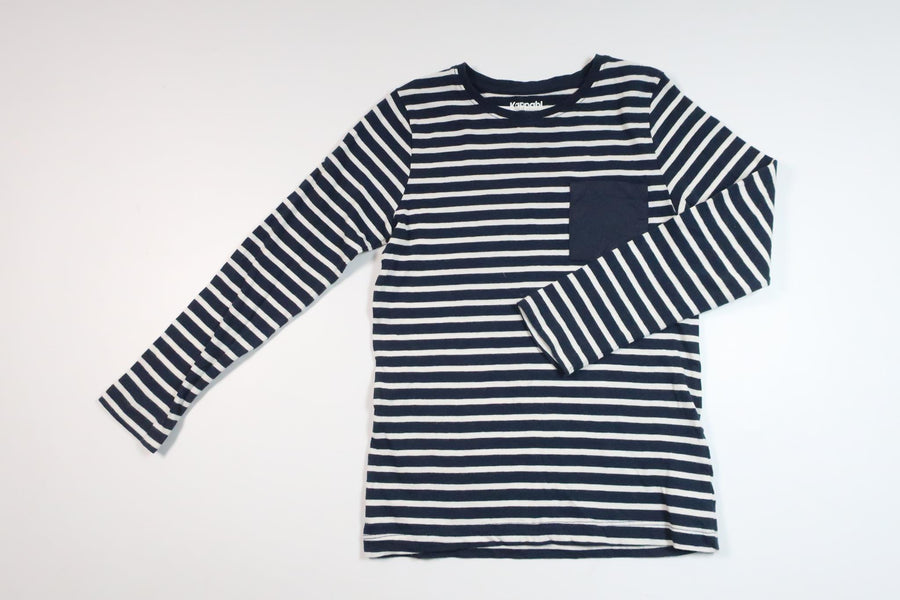 Striped sweater from Kappahl - Size 122/128 - Navy blue