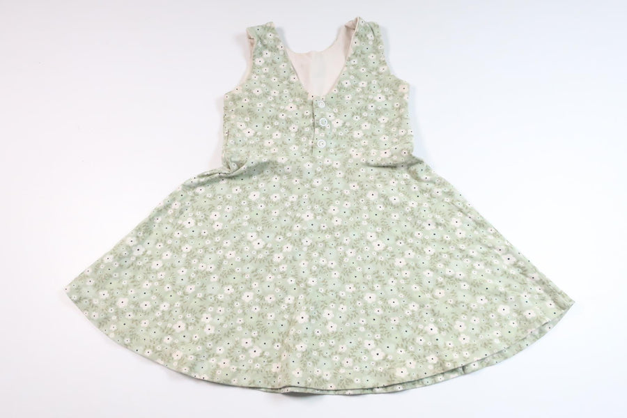Floral dress from Unknown - Size 86/92 - Green