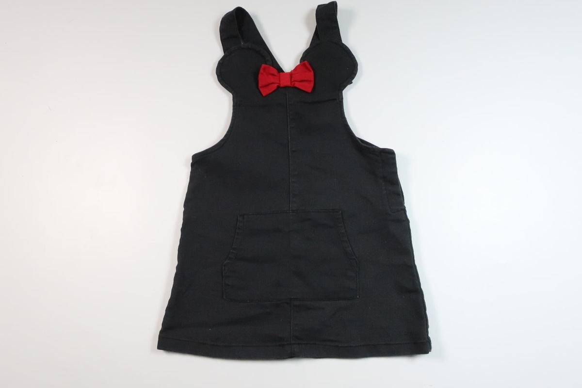 Suspender dress with Minnie from H&M - Size 92 - Black