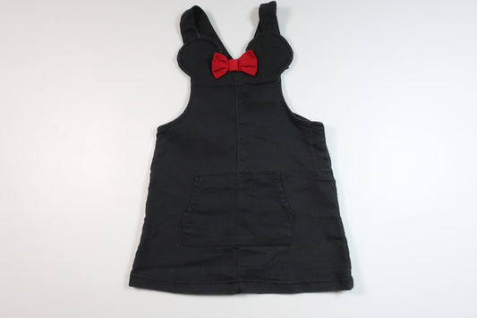 Suspender dress with Minnie from H&M - Size 92 - Black