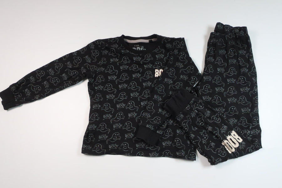 Two-piece pajamas with ghosts from Unknown - Size 110/116 - Black