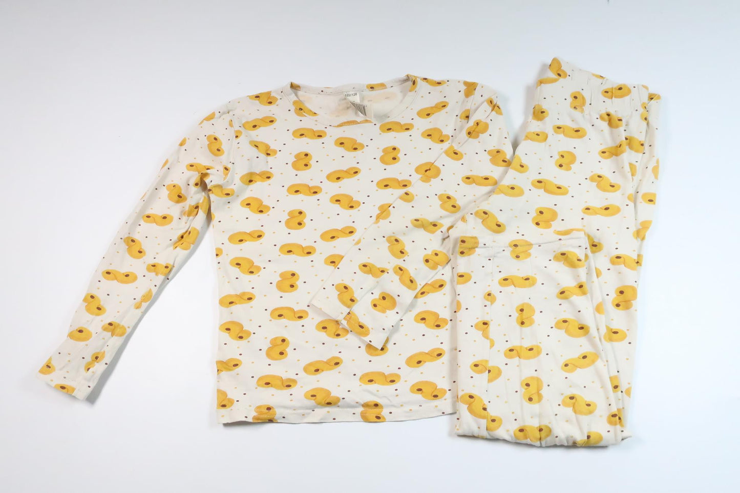 Two-piece pajamas with teddy bears from Unknown - Size 122/128 - White