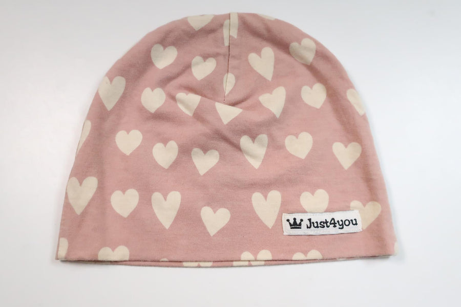 Hat with hearts from Just 4 You - Size 98/104 - Pink