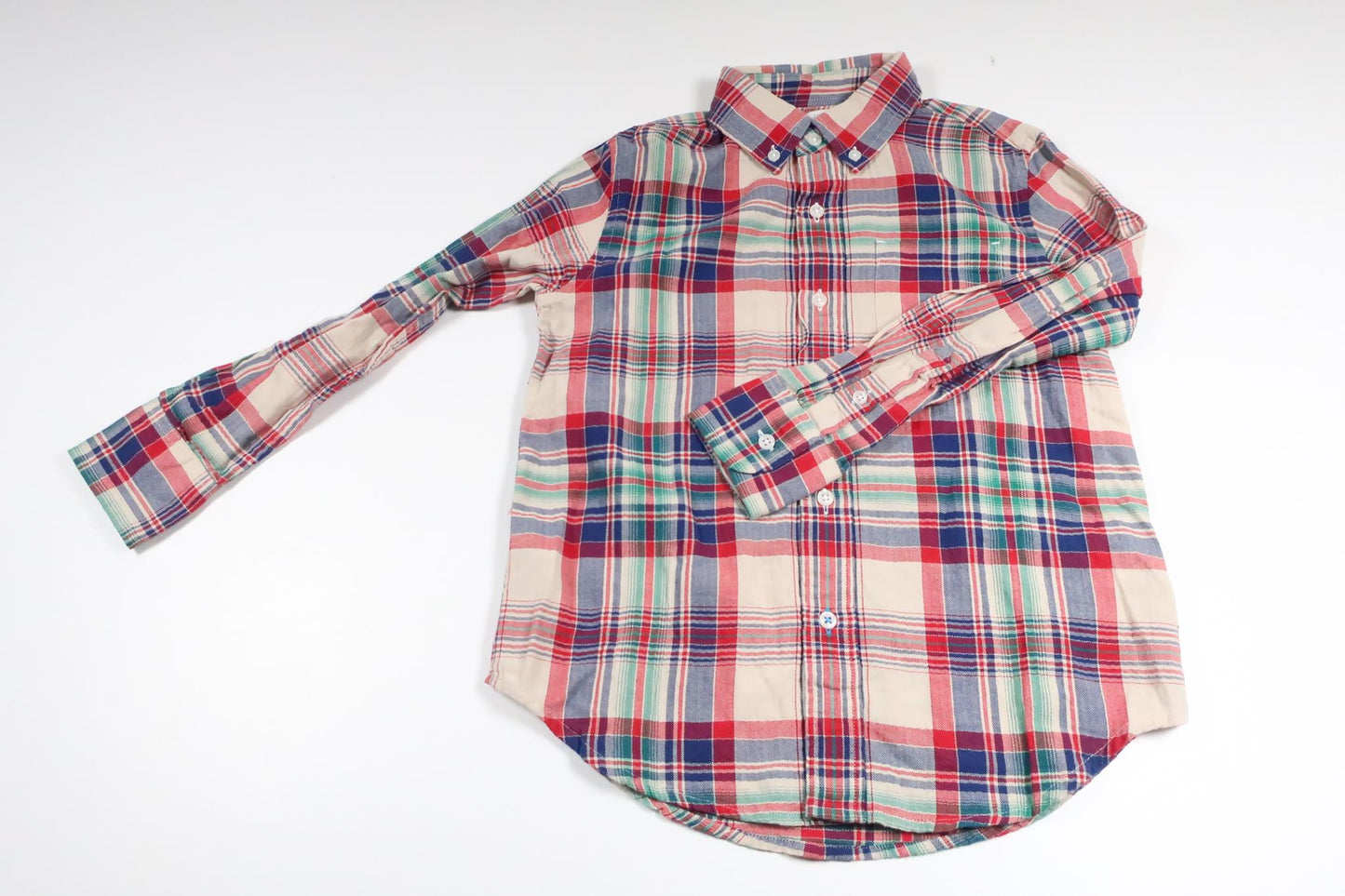 Checked flannel shirt from Crewcuts - Size 122/128 - Multi