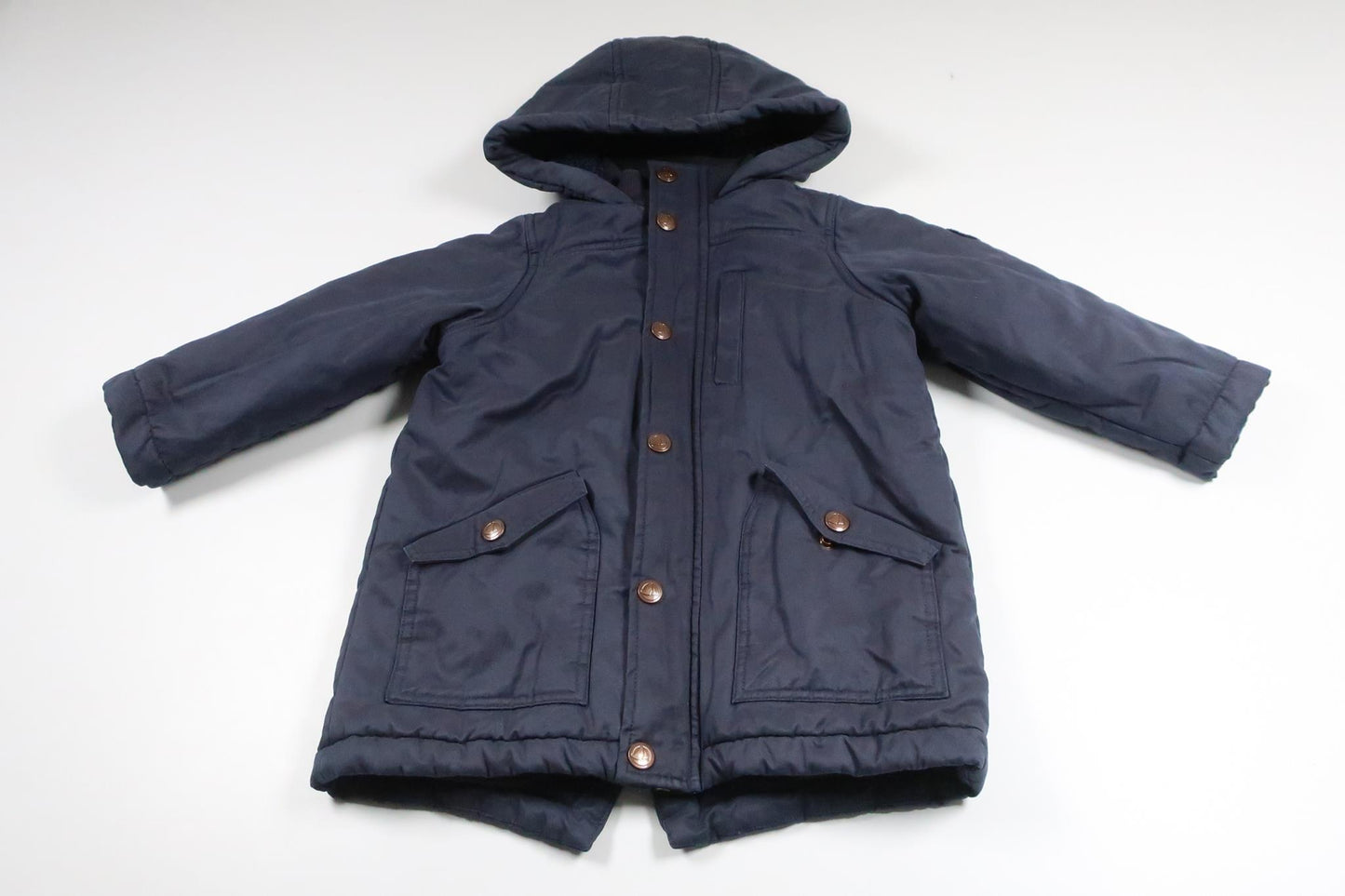 Fleece-lined jacket from Petit Bateau - Size 98 - Navy blue