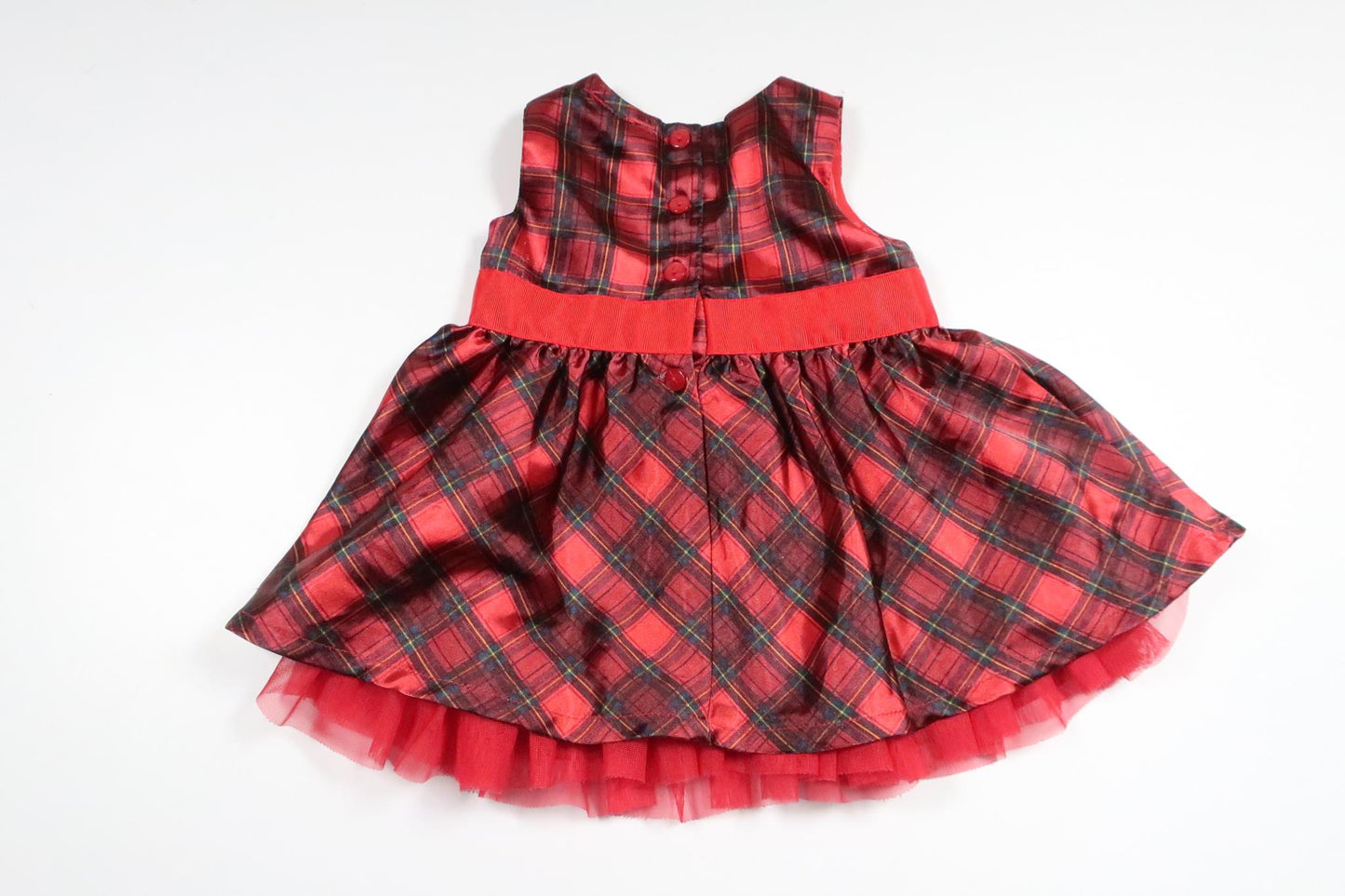 Checked dress from My Wear Baby - Size 74 - Red